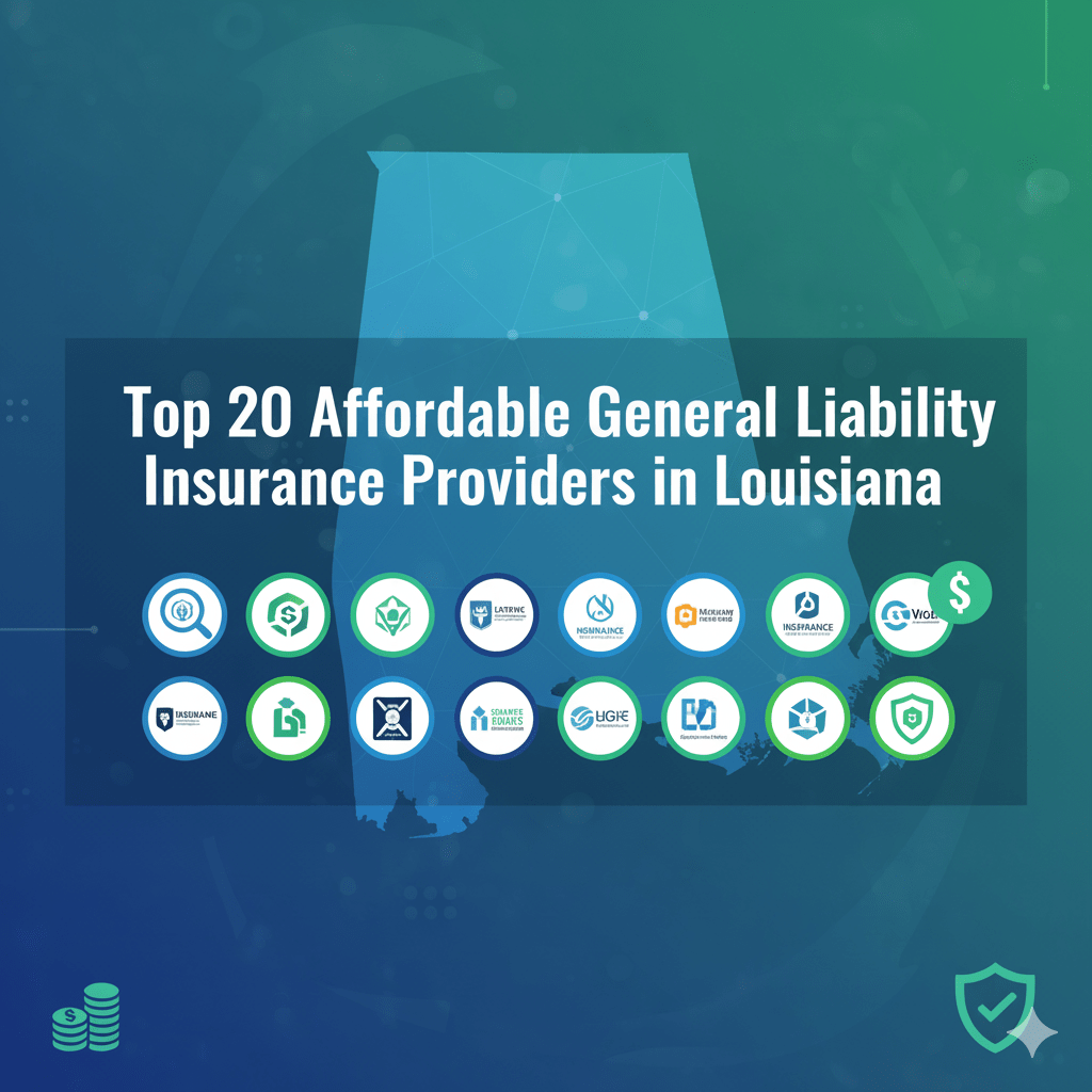 Top 20 Affordable General Liability Insurance Providers in Louisiana