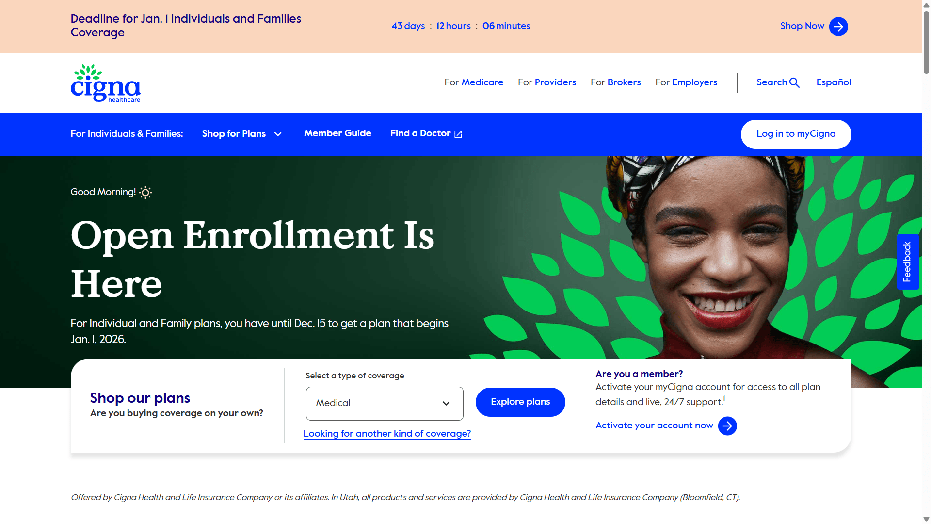 Cigna Healthcare | Health Insurance, Dental Plans & Medicare