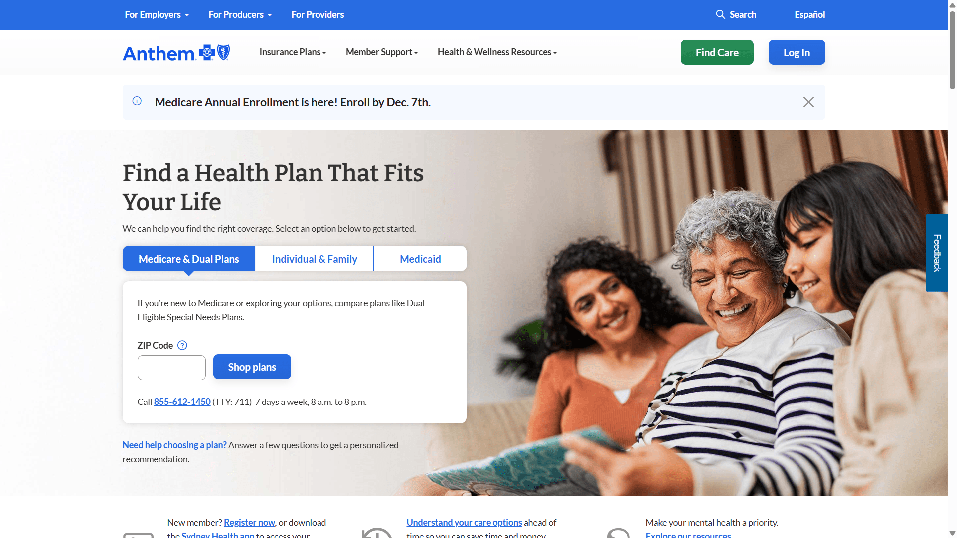 Anthem Blue Cross Blue Shield: Health Insurance, Medicare & More