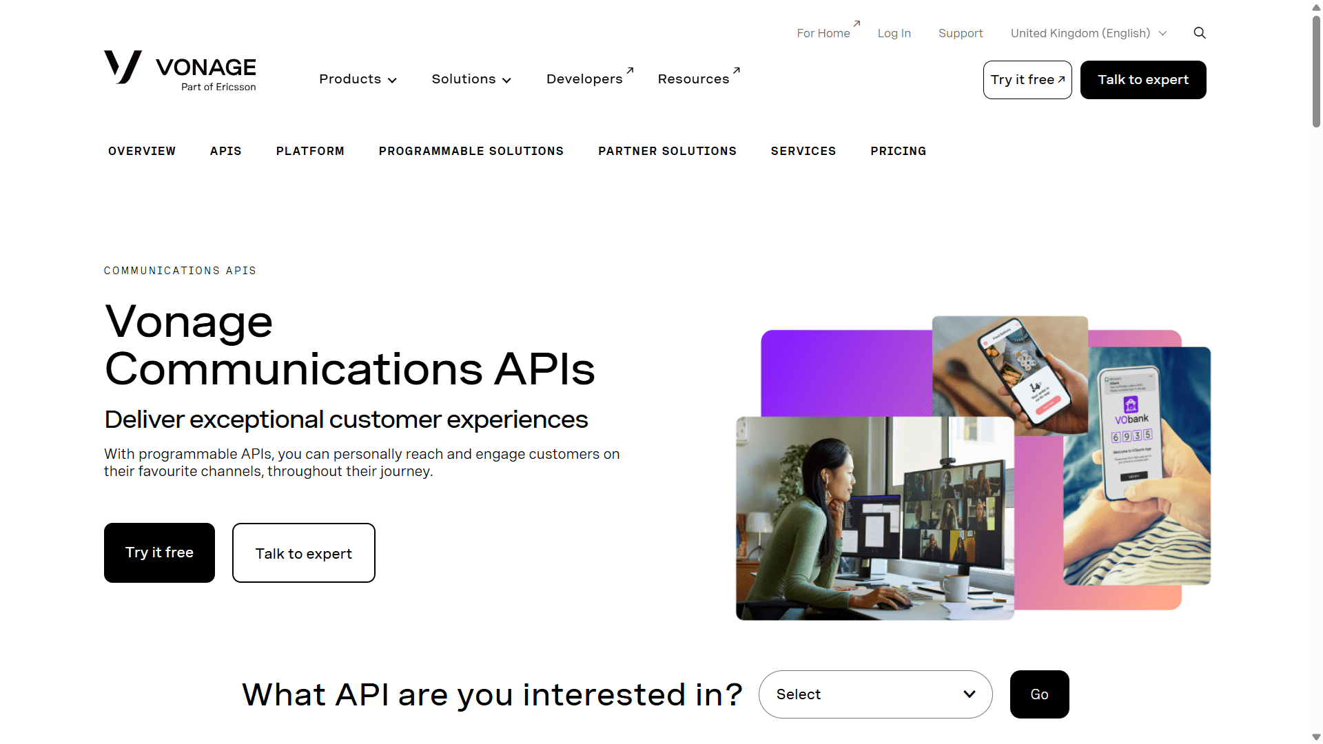 Vonage Communications APIs