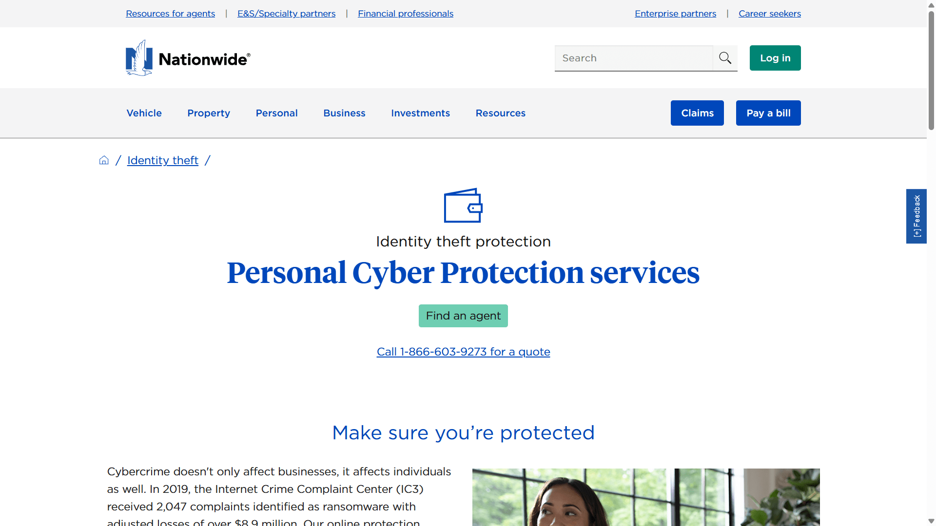 Nationwide Personal Cyber Protection services