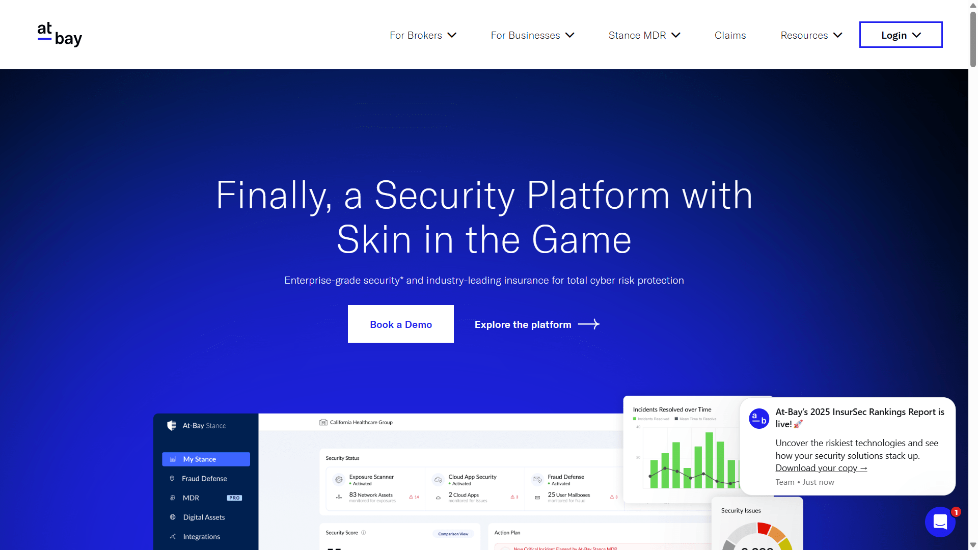 Finally, a Security Platform with Skin in the Game