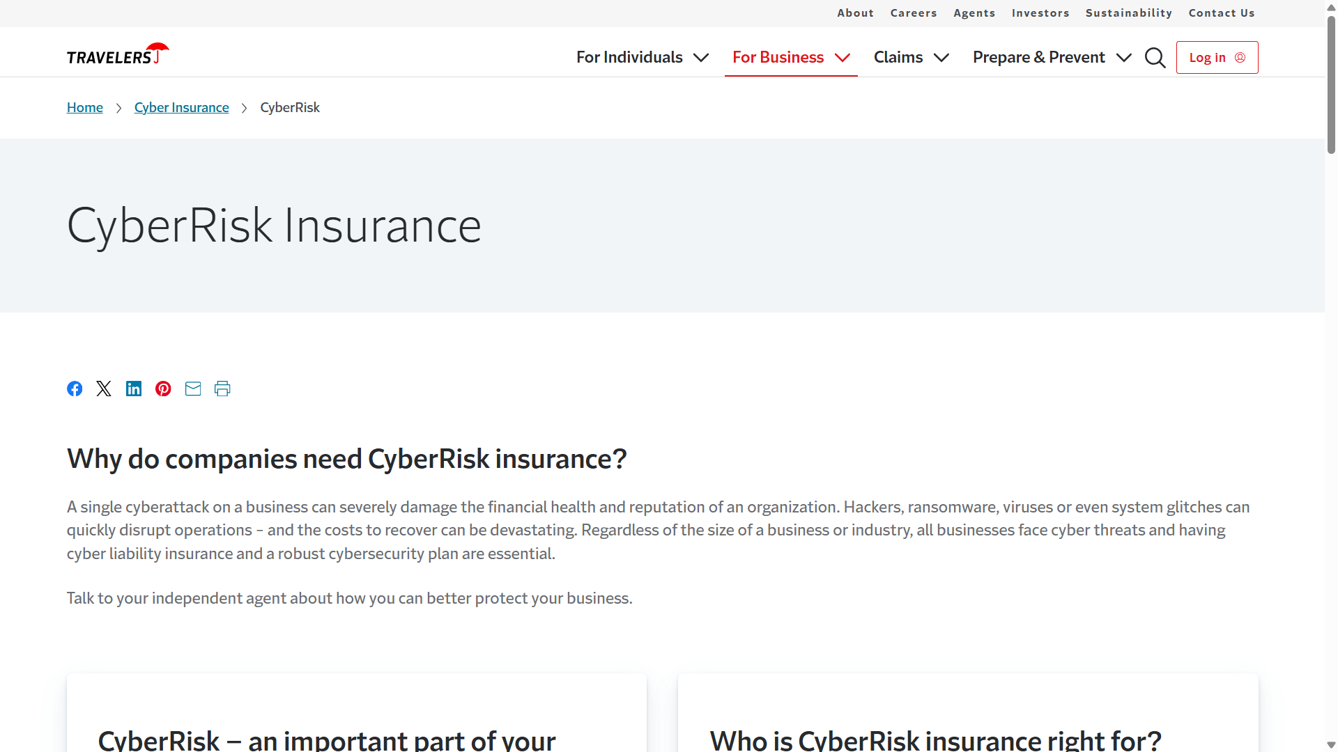 Travelers Cyber Risk Insurance