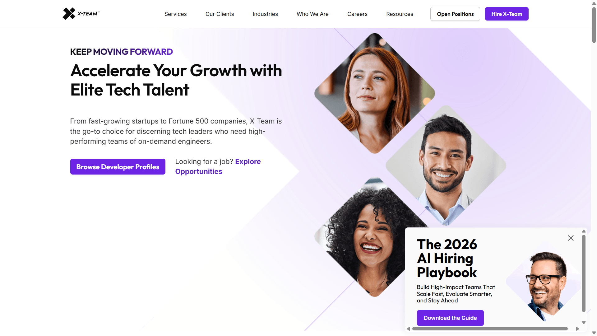 Xteam helps you  hire remote react developers