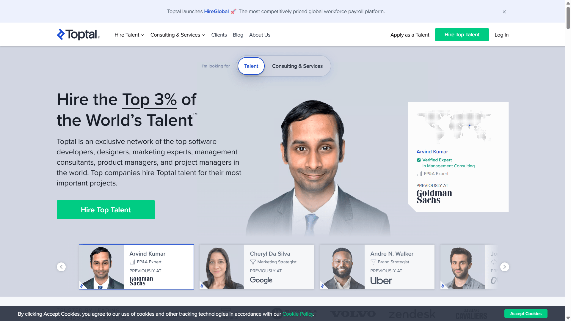 Toptal to hire remote react developers