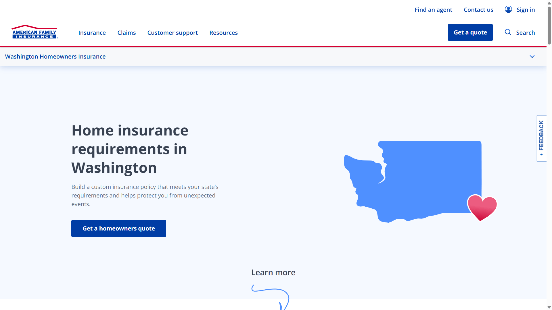 American Family Insurance homeowners insurance washington state