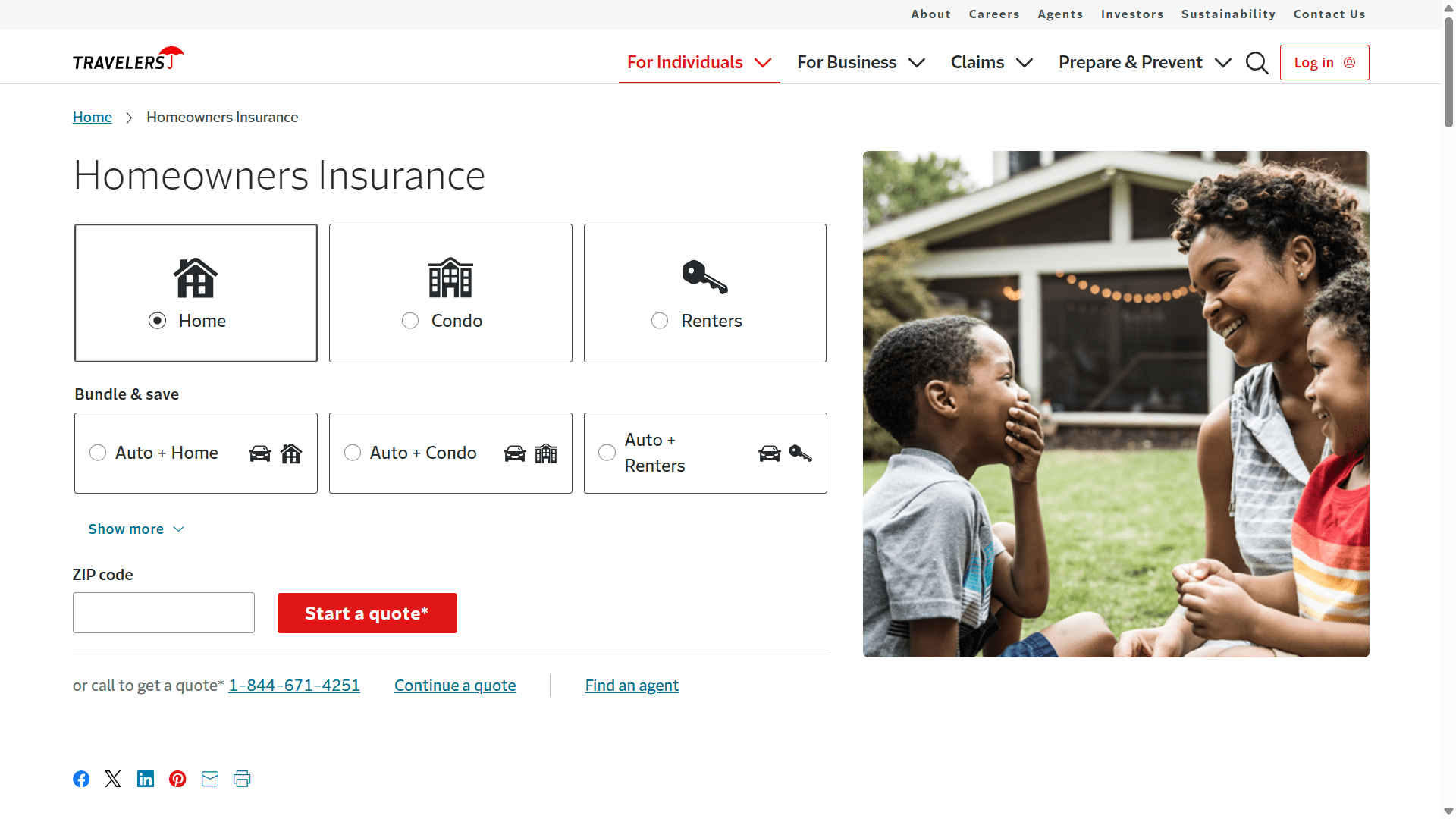 travelers Homeowners Insurance