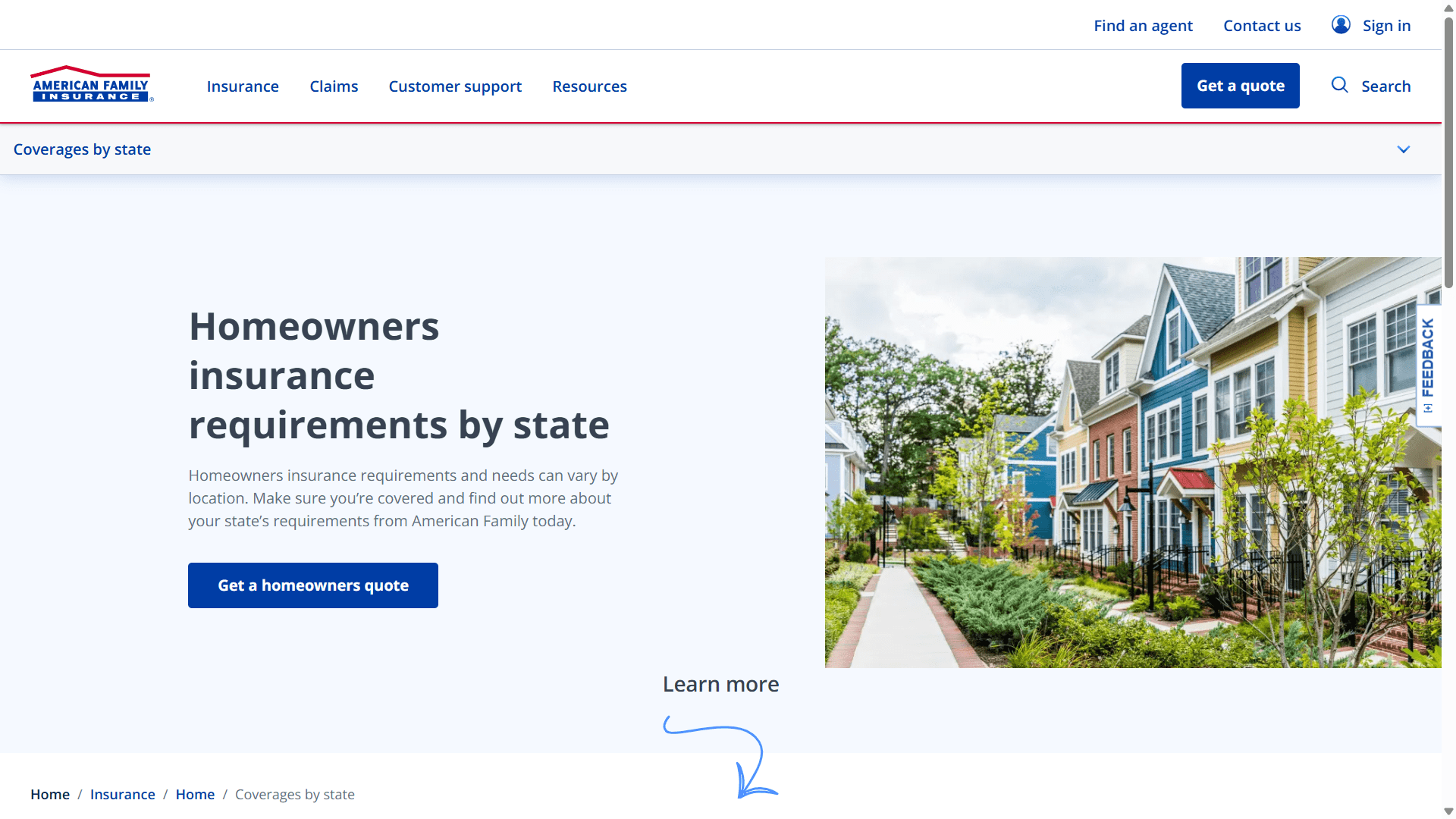 Homeowners insurance